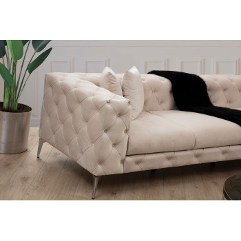 Corner Sofa Como Right - Ecru Ecru