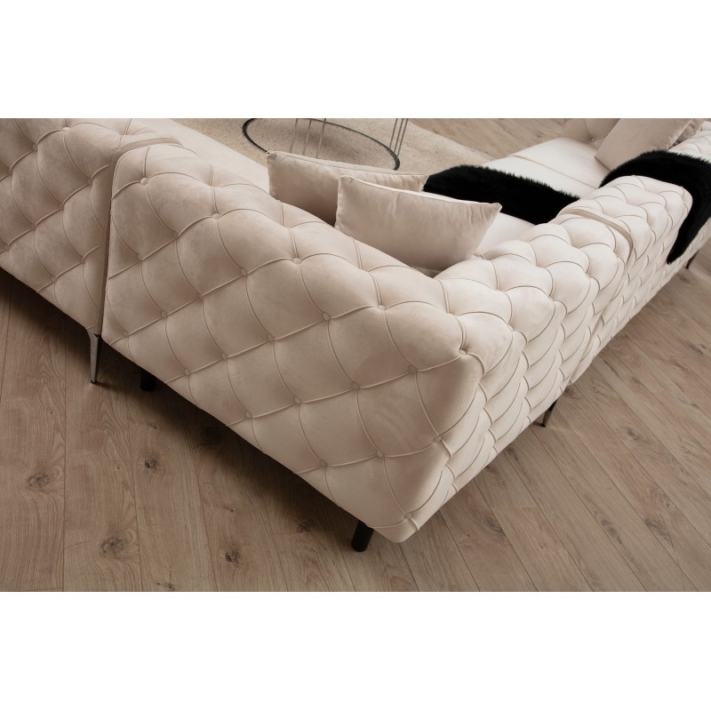 Corner Sofa Como Right - Ecru Ecru