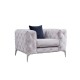 Wing Chair Como - Light Grey Light Grey Wing Chair Como - Light Grey Light Grey