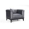 Wing Chair Trendy - Dark Grey Dark Grey