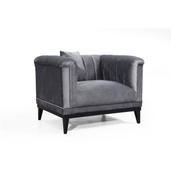 Wing Chair Trendy - Dark Grey Dark Grey