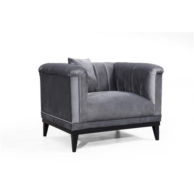Wing Chair Trendy - Dark Grey Dark Grey