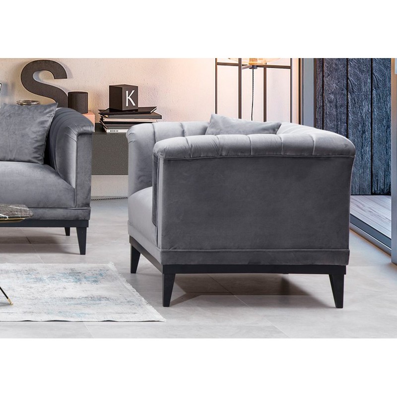 Wing Chair Trendy - Dark Grey Dark Grey