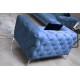 Wing Chair Como - Blue Blue Wing Chair Como - Blue Blue