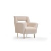 Atelier del Sofa Wing Chair Mira Cream