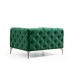 Wing Chair Como - Green Green Atelier del Sofa Wing Chair Como - Green Green