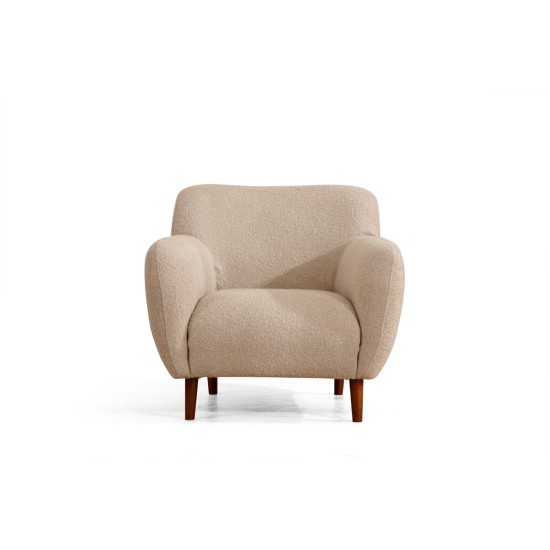 Wing Chair Napoli - Cappuccino Cappuccino Wing Chair Napoli - Cappuccino Cappuccino