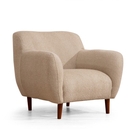 Wing Chair Napoli - Cappuccino Cappuccino Wing Chair Napoli - Cappuccino Cappuccino