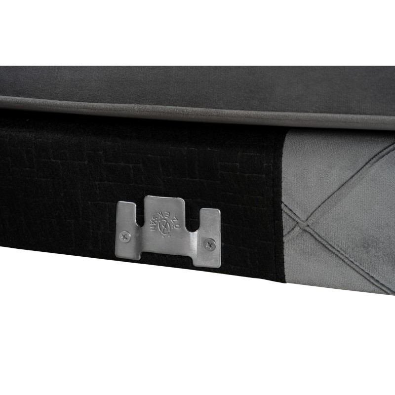 Corner Sofa Como Eco Right - Anthracite Anthracite