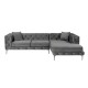 Corner Sofa Como Eco Right - Anthracite Anthracite Corner Sofa Como Eco Right - Anthracite Anthracite
