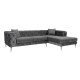 Corner Sofa Como Eco Right - Anthracite Anthracite Corner Sofa Como Eco Right - Anthracite Anthracite