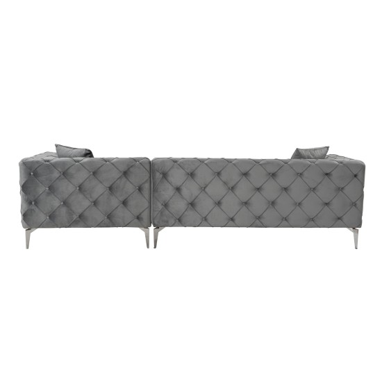 Corner Sofa Como Eco Right - Anthracite Anthracite Corner Sofa Como Eco Right - Anthracite Anthracite