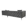 Corner Sofa Como Eco Right - Anthracite Anthracite