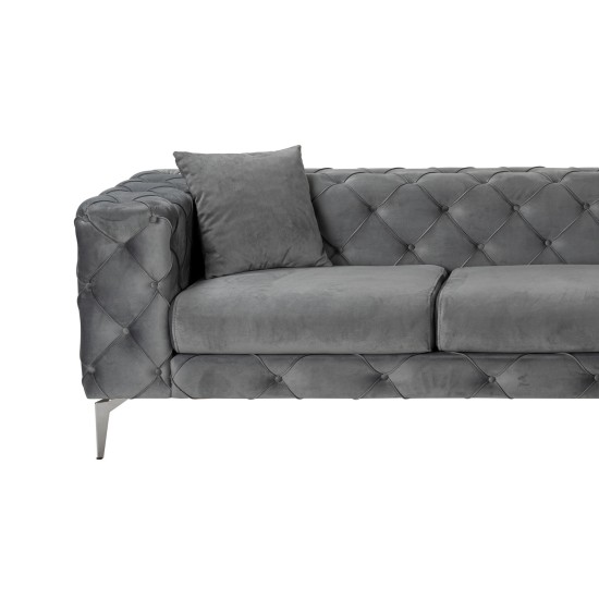 Corner Sofa Como Eco Right - Anthracite Anthracite Corner Sofa Como Eco Right - Anthracite Anthracite