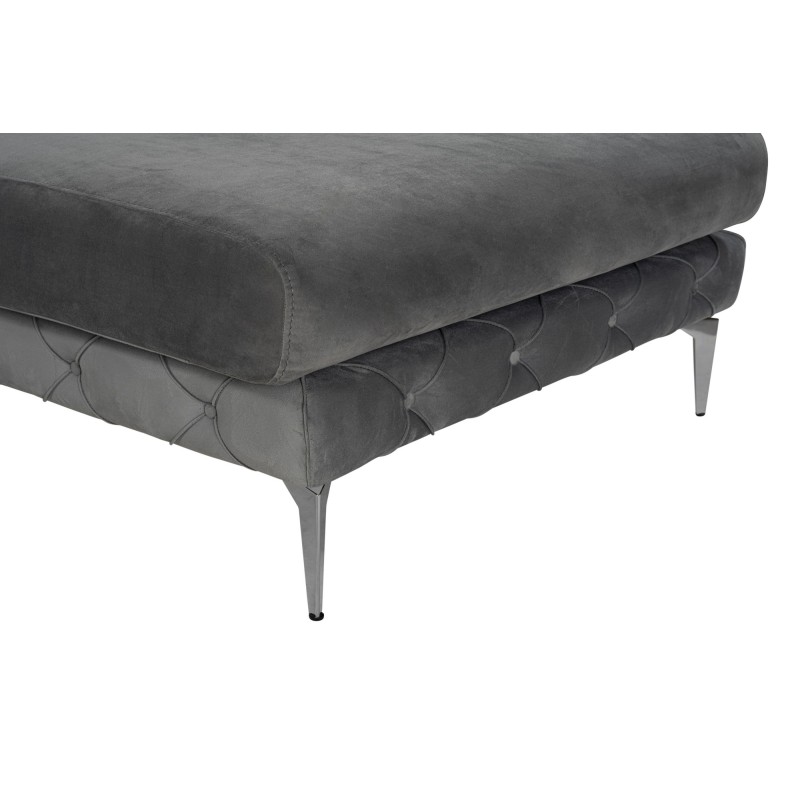 Corner Sofa Como Eco Left - Anthracite Anthracite