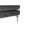 Corner Sofa Como Eco Left - Anthracite Anthracite