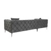 Corner Sofa Como Eco Left - Anthracite Anthracite
