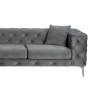 Corner Sofa Como Eco Left - Anthracite Anthracite