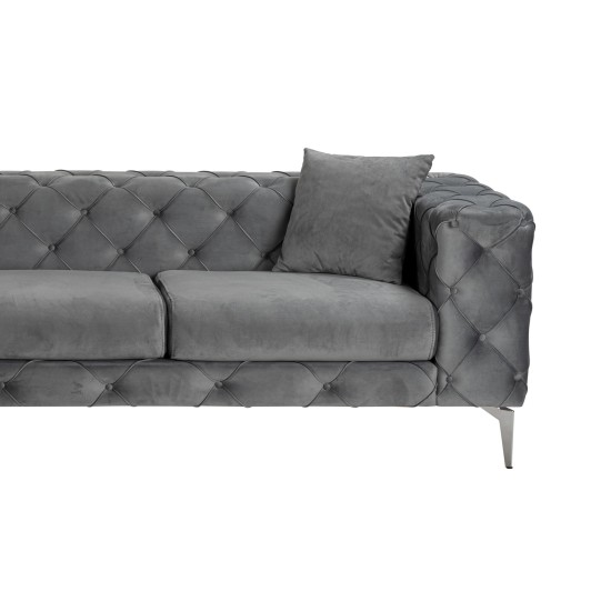Corner Sofa Como Eco Left - Anthracite Anthracite Corner Sofa Como Eco Left - Anthracite Anthracite