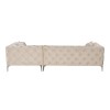 Corner Sofa Como Eco Right - Beige Beige