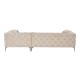 Corner Sofa Como Eco Right - Beige Beige