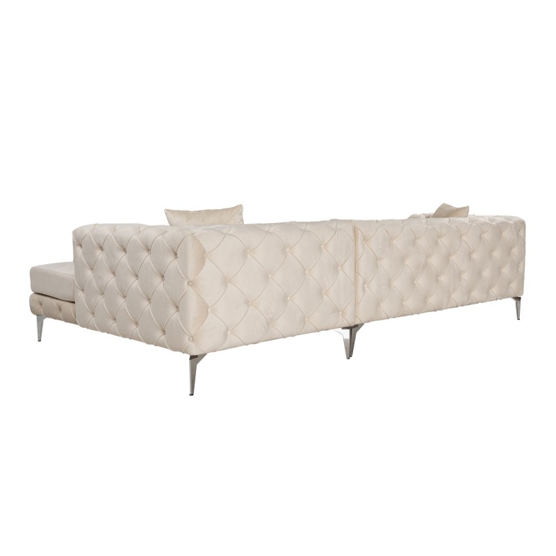 Corner Sofa Como Eco Right - Beige Beige