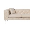 Corner Sofa Como Eco Right - Beige Beige