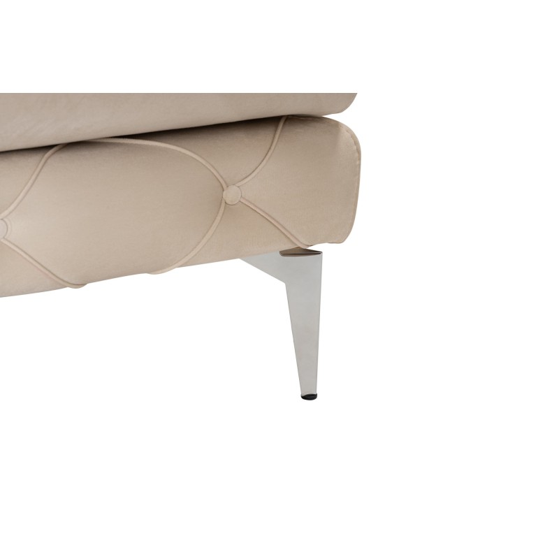 Corner Sofa Como Eco Left - Beige Beige