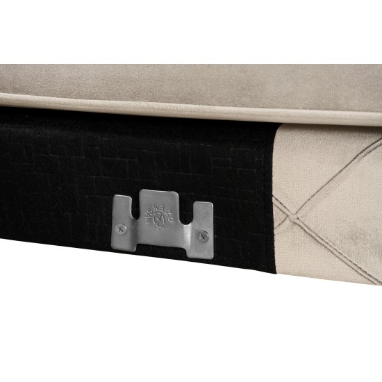 Corner Sofa Como Eco Left - Beige Beige