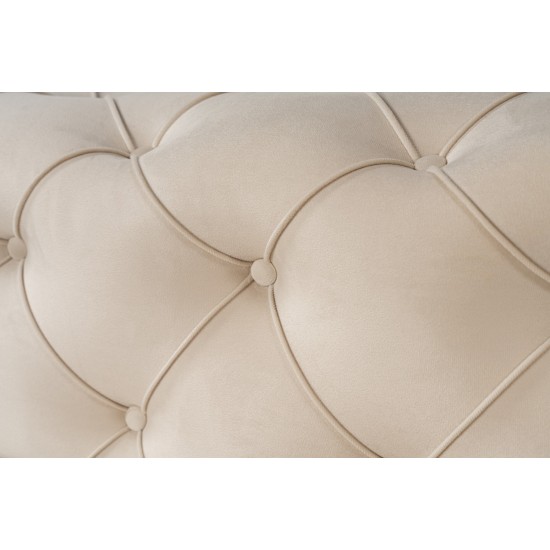 Corner Sofa Como Eco Left - Beige Beige