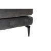 Corner Sofa Como Eco Right - Anthracite, Black Anthracite
Black