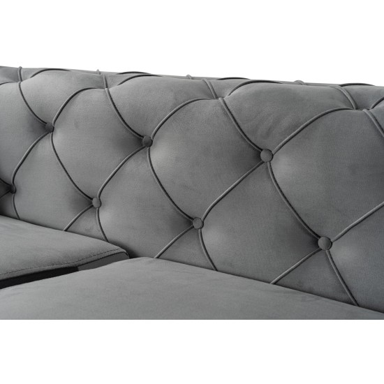 Corner Sofa Como Eco Right - Anthracite, Black Anthracite
Black Corner Sofa Como Eco Right - Anthracite, Black Anthracite
Black