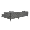 Corner Sofa Como Eco Right - Anthracite, Black Anthracite
Black