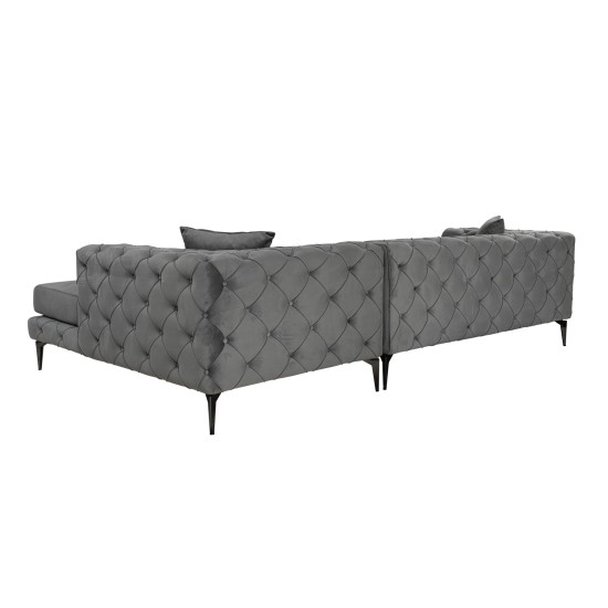 Corner Sofa Como Eco Right - Anthracite, Black Anthracite
Black Corner Sofa Como Eco Right - Anthracite, Black Anthracite
Black