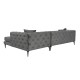 Corner Sofa Como Eco Right - Anthracite, Black Anthracite
Black Corner Sofa Como Eco Right - Anthracite, Black Anthracite
Black
