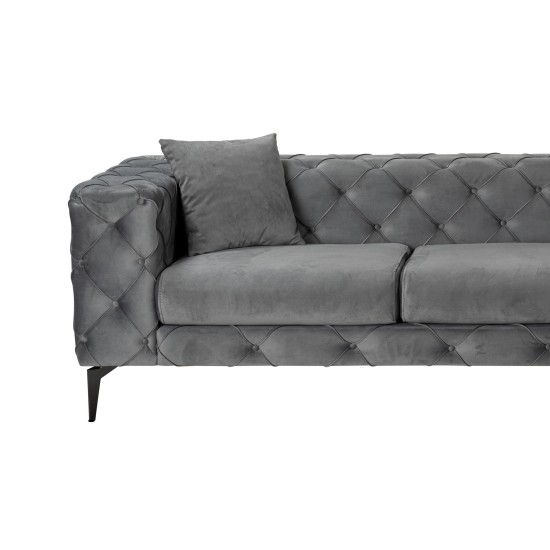 Corner Sofa Como Eco Right - Anthracite, Black Anthracite
Black Corner Sofa Como Eco Right - Anthracite, Black Anthracite
Black