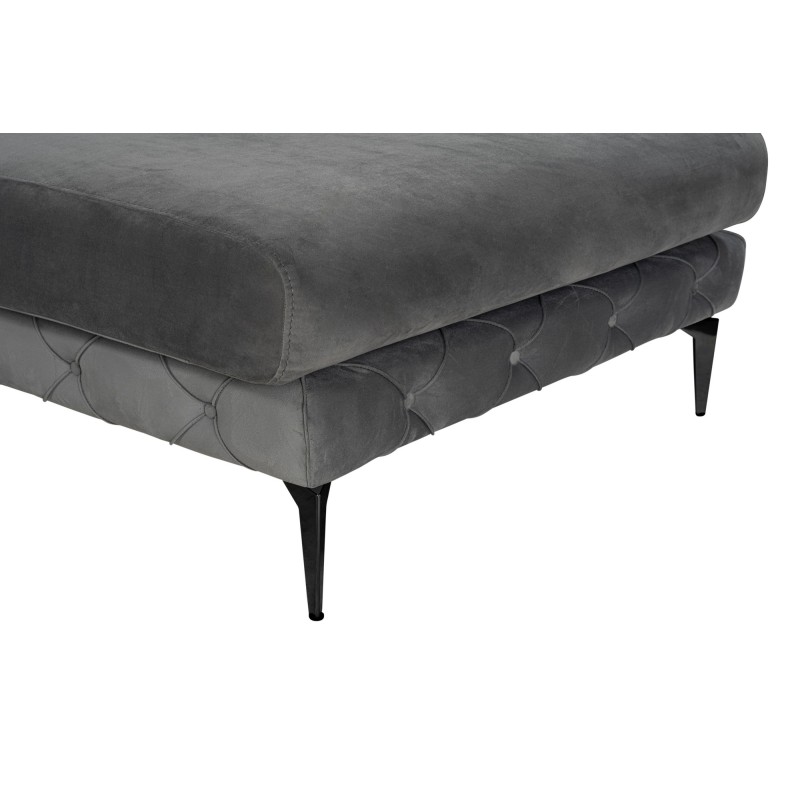 Corner Sofa Como Eco Right - Anthracite, Black Anthracite
Black