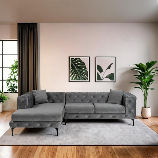 Corner Sofa Como Eco Left - Anthracite, Black Anthracite
Black Corner Sofa Como Eco Left - Anthracite, Black Anthracite
Black