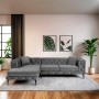 Corner Sofa Como Eco Left - Anthracite, Black Anthracite
Black