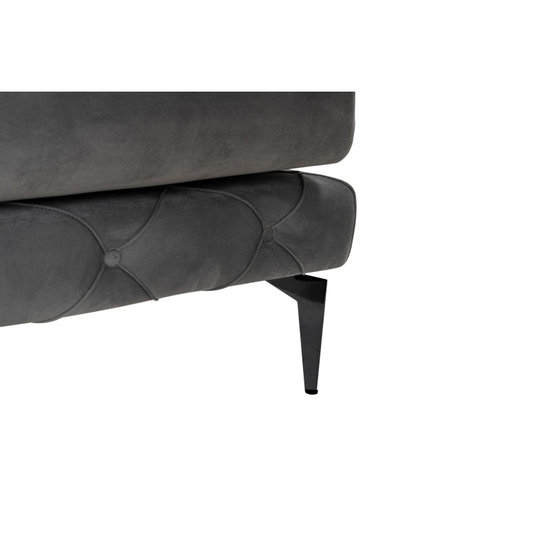 Corner Sofa Como Eco Left - Anthracite, Black Anthracite
Black