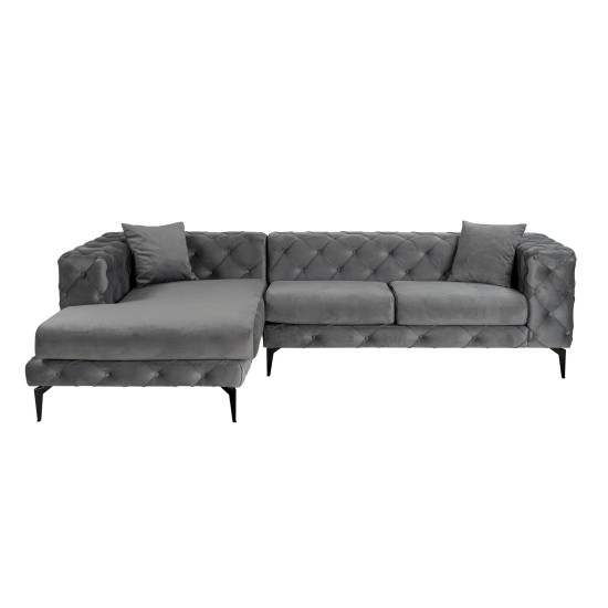 Corner Sofa Como Eco Left - Anthracite, Black Anthracite
Black Corner Sofa Como Eco Left - Anthracite, Black Anthracite
Black