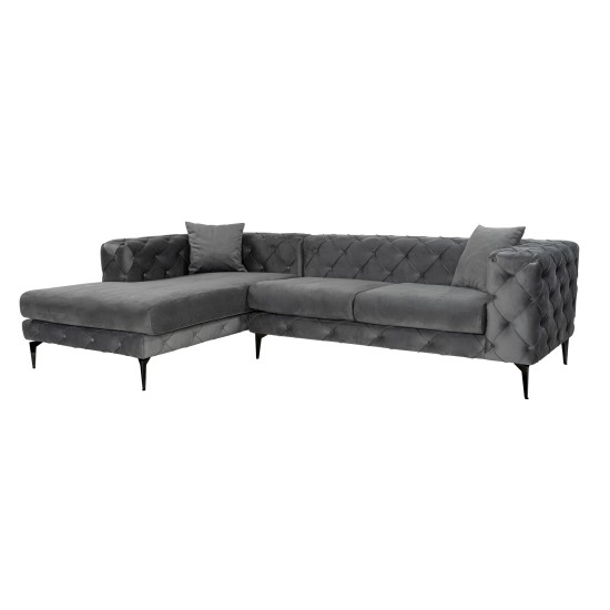 Corner Sofa Como Eco Left - Anthracite, Black Anthracite
Black Corner Sofa Como Eco Left - Anthracite, Black Anthracite
Black