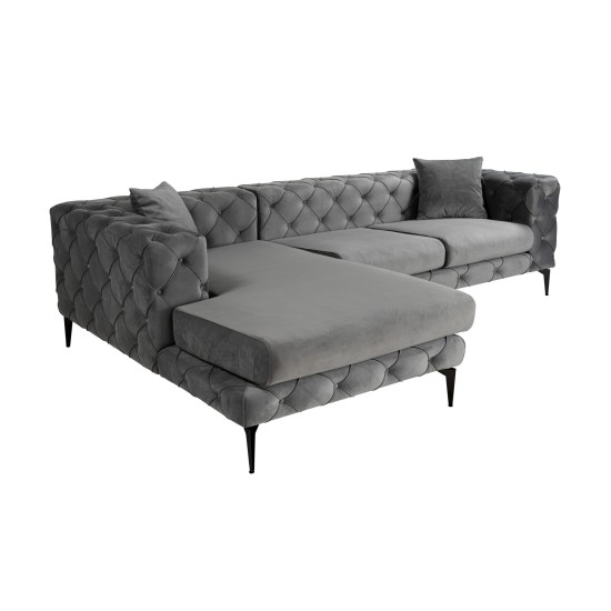 Corner Sofa Como Eco Left - Anthracite, Black Anthracite
Black Corner Sofa Como Eco Left - Anthracite, Black Anthracite
Black