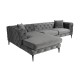 Corner Sofa Como Eco Left - Anthracite, Black Anthracite
Black Corner Sofa Como Eco Left - Anthracite, Black Anthracite
Black