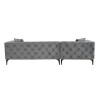 Corner Sofa Como Eco Left - Anthracite, Black Anthracite
Black
