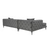Corner Sofa Como Eco Left - Anthracite, Black Anthracite
Black