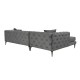 Corner Sofa Como Eco Left - Anthracite, Black Anthracite
Black Corner Sofa Como Eco Left - Anthracite, Black Anthracite
Black