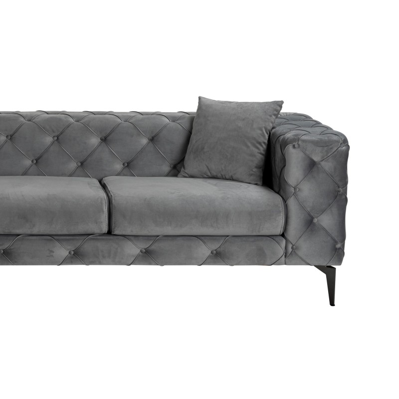Corner Sofa Como Eco Left - Anthracite, Black Anthracite
Black