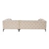 Corner Sofa Como Eco Right - Beige, Black Beige
Black