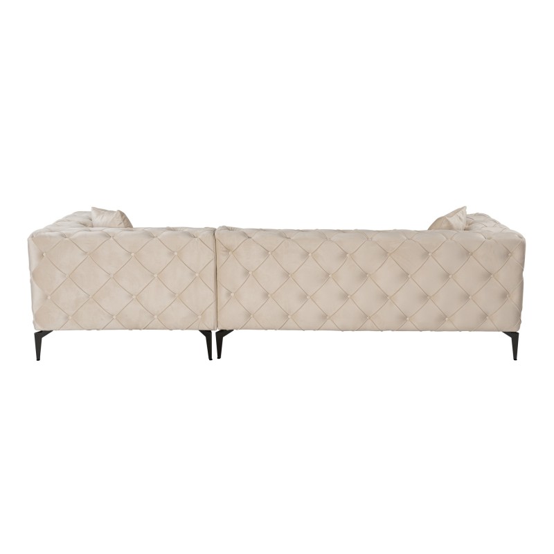 Corner Sofa Como Eco Right - Beige, Black Beige
Black